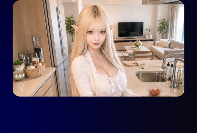 AIが合成した女性の生成イメージ